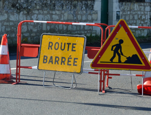 Travaux et routes fermées au mois de septembre