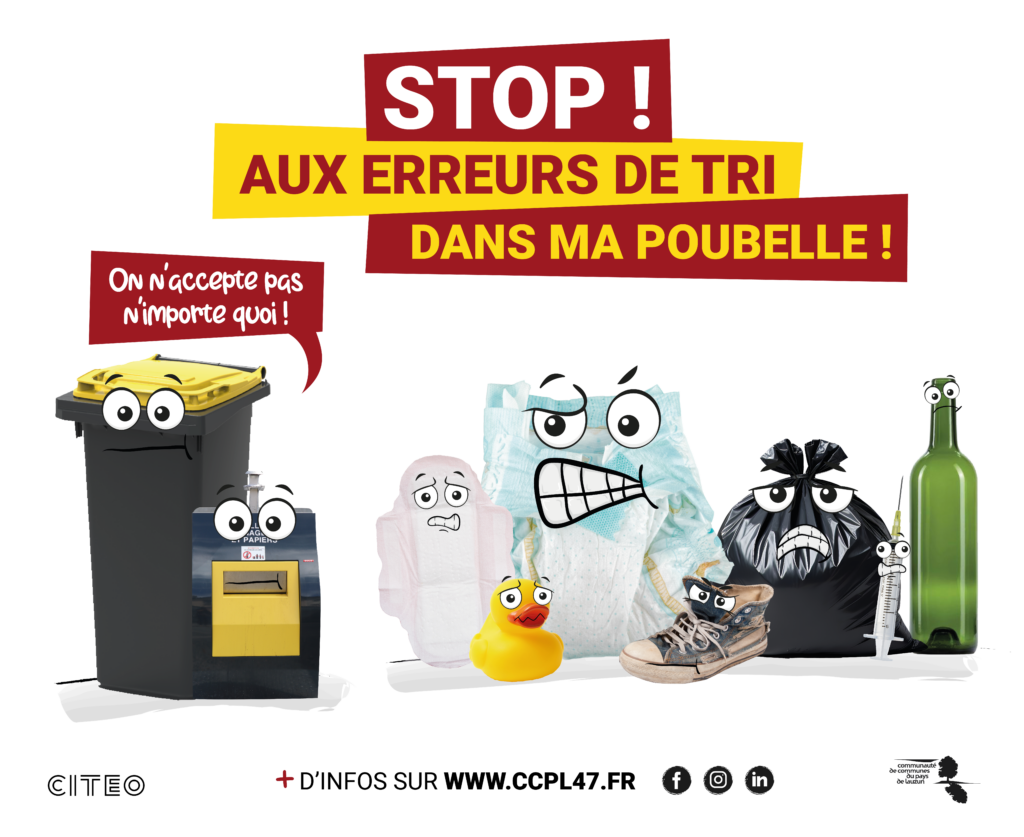 Stop aux erreurs de tri dans ma poubelle !