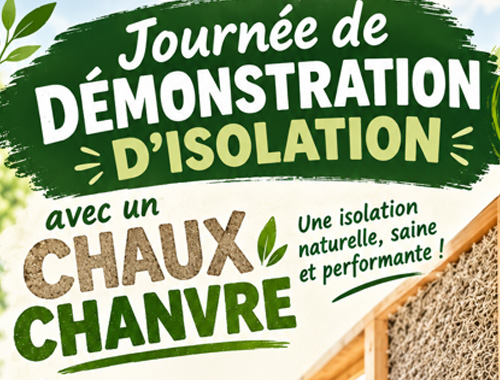 Montignac-Toupinerie : une journée pour découvrir l’isolation au chanvre et à la chaux